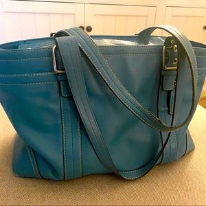 Coach leather tote